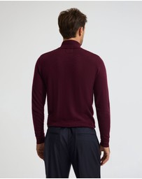 Oxford - Merino Zip-Neck Wool Pullover