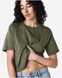 American Apparel - Women's Fine Jersey Boxy T-Shirt