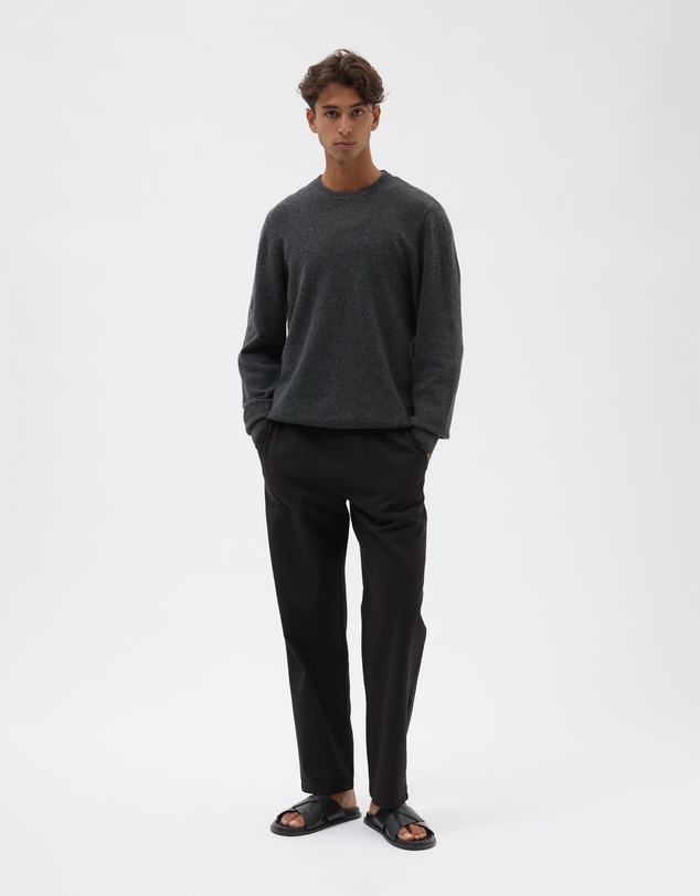 AERE - Premium Wool Crew Neck Knit Jumper