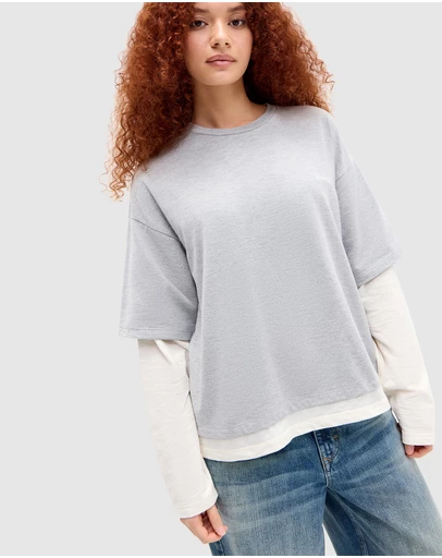 BDG By Urban Outfitters - Arlo 2-in-1 Tee