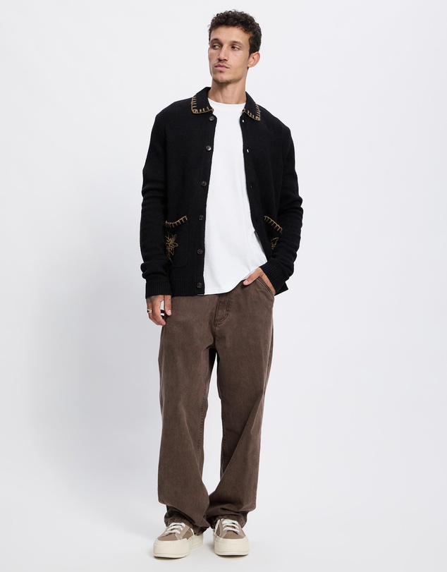 Rhythm - Whip Stitch Button Up Knit