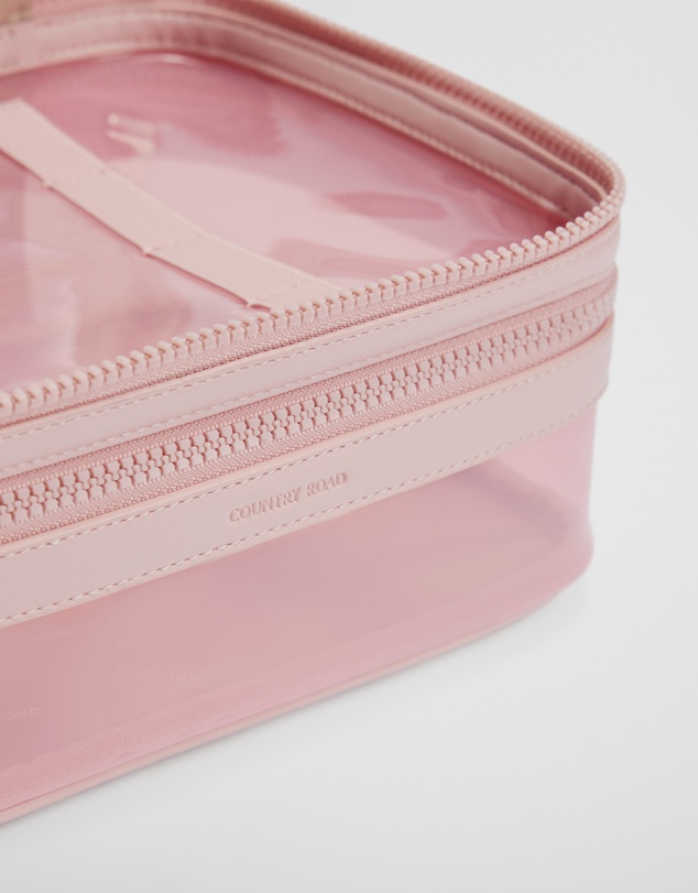 Country Road - Double Zip Makeup Case