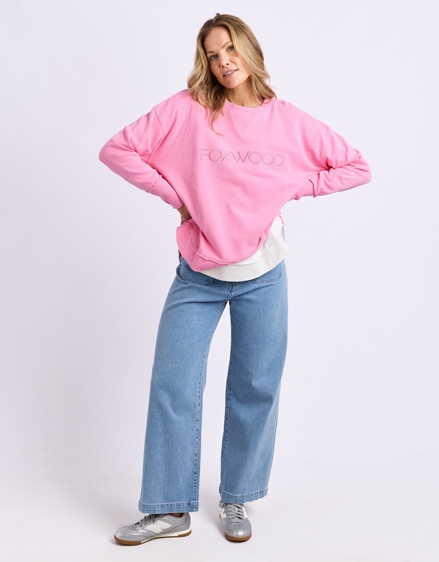 Foxwood - Simplified Crew Bright Pink