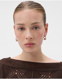 Oroton - Penny Charm Hoops
