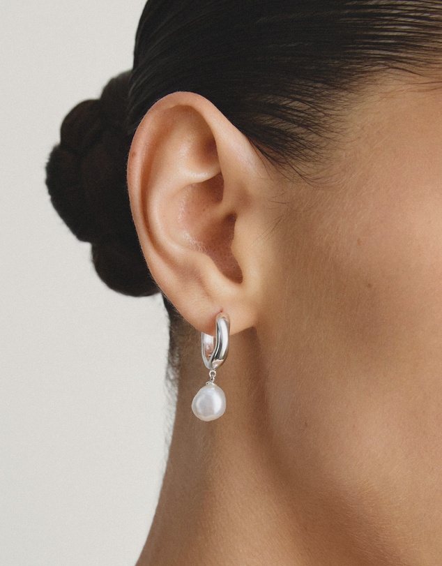 THOMAS SABO - THOMAS SABO Hoop earrings pearl