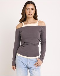 Insight - Eva Layered Long Sleeve Top