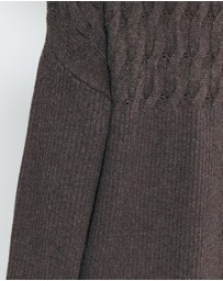 AERE - Jada Wool Blend Cable Knit Jumper