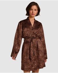 Hunkemoller - Satin Leopard Kimono