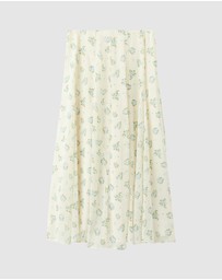 M.N.G - Godet Flower Skirt
