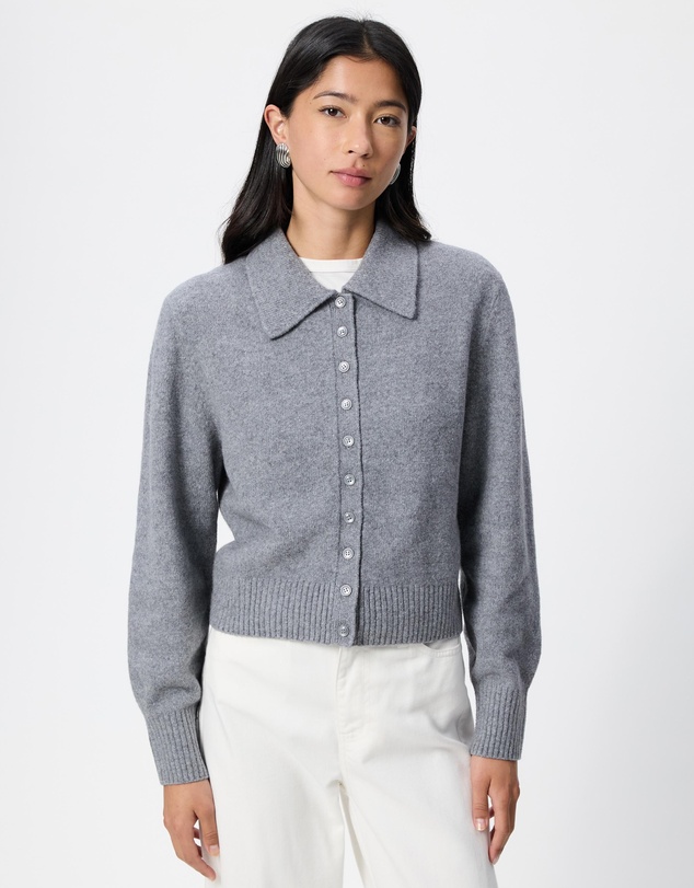 & Other Stories - Knitted Collar Cardigan