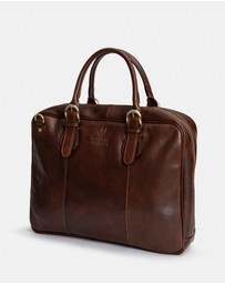Republic of Florence - The Madrid Matt Choc Laptop Case
