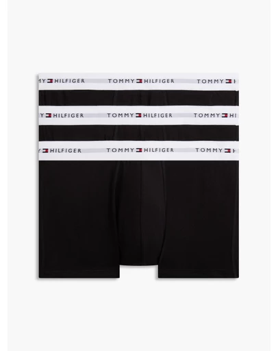 Tommy Hilfiger - 3-Pack Essential Logo Waistband Trunks