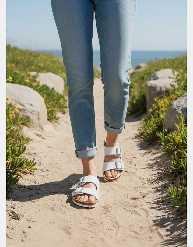 Human - Women's Ibiza Sandals White