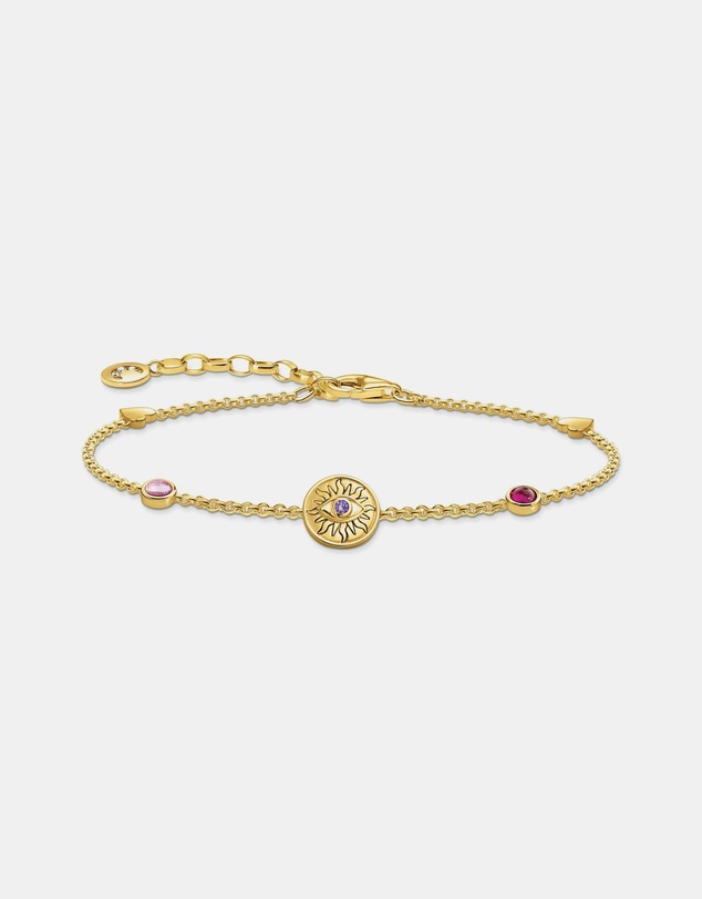 THOMAS SABO - Gold Cosmic Sun Coin Bracelet