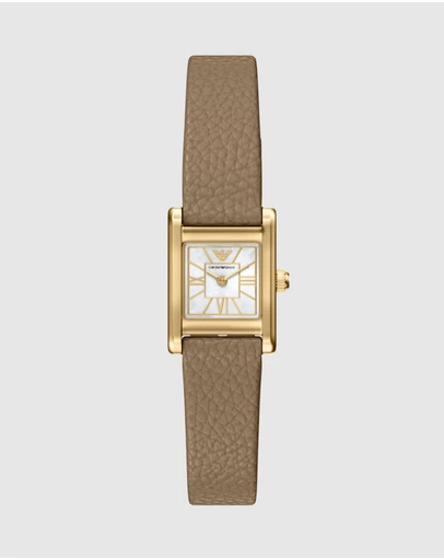 Emporio Armani - Brown Analogue Watch