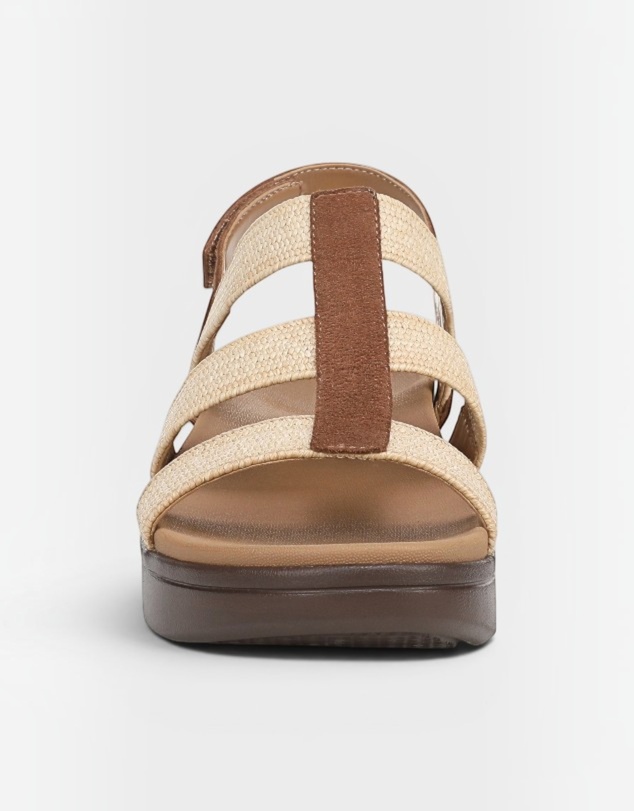 Vionic - Sabrina Flatform Sandal - Hazelnut Suede