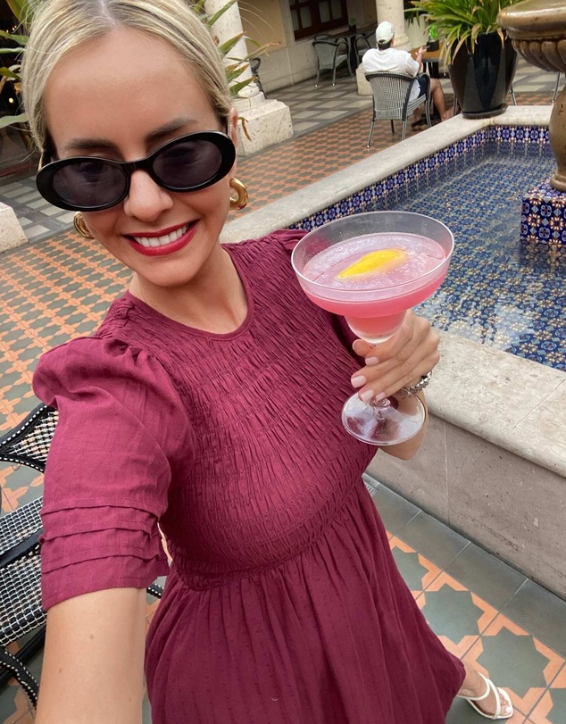 Esther & Co - Iolana Dress - Wine