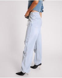 ONE TEASPOON - Blue Latte Marley Relaxed Denim Jeans