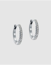 Ted Baker - Heplie Crystal Hoop Earrings 14mm