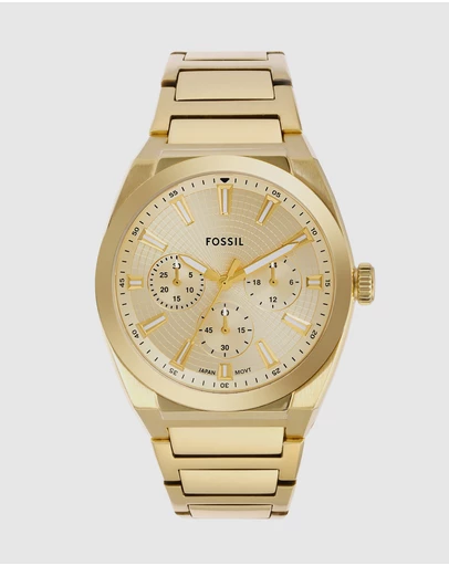 Fossil - Everett Gold Tone Analogue-Chronograph Watch