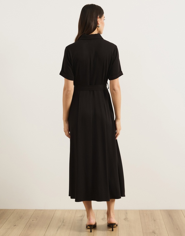 Atmos&Here - Harriet Viscose Twill Midi Dress