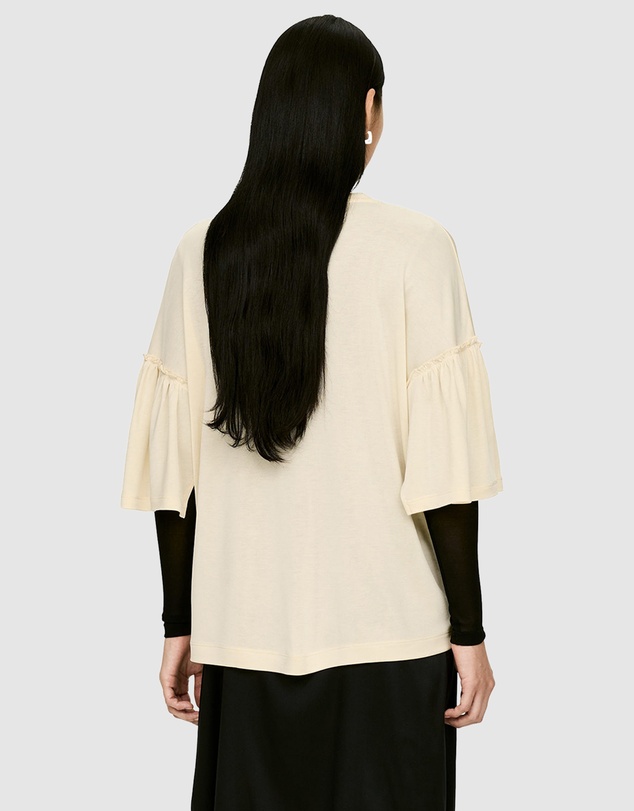 ARKET - Frill-Sleeve T-Shirt