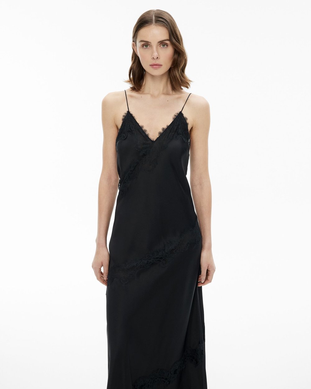 chinese dress ladies Wintergreen Lace Gown– Teuta Matoshi main image 0