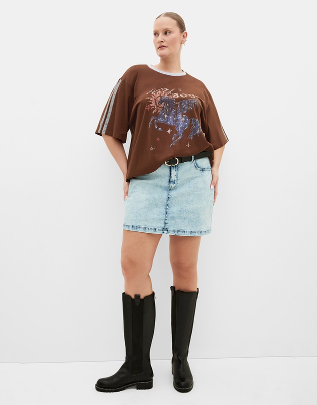 City Chic - Wild Pegasus Cotton Tee