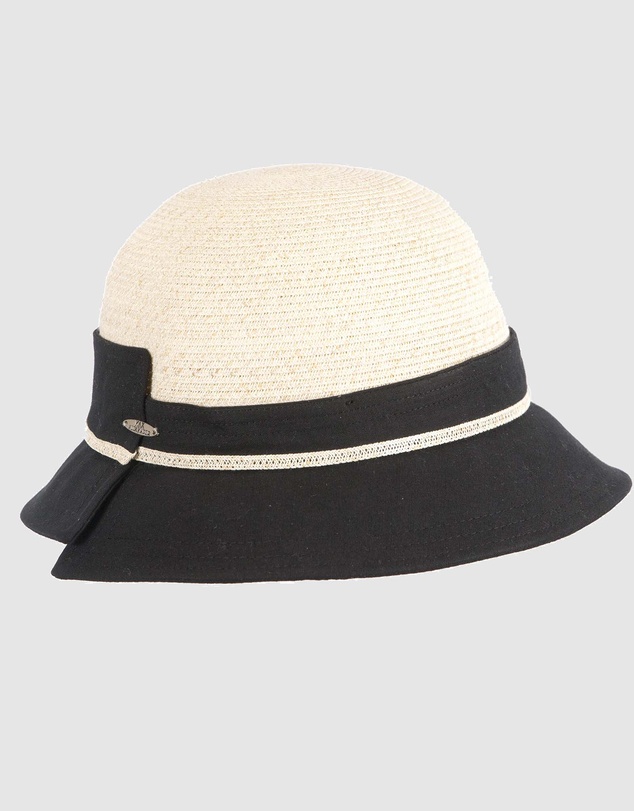 Max Alexander - Straw Black Summer Beach Sun Hat