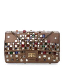 Pre-Loved by Azura Reborn - Pre-Loved Paris Byzance Gripoix Bijoux Reissue 2.55 Calfskin Single Flap 225