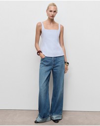 M.N.G - Flared Cotton Top