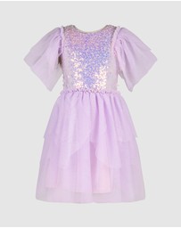 Fleur Harris - 'The Magic Faraway Tree' Sequin Fairy Dress in Lilac