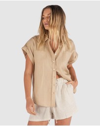 CAMIXA - CAPRI Short Sleeve Linen Shirt