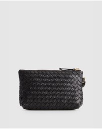 Evity - Ines Leather Weave Pouch