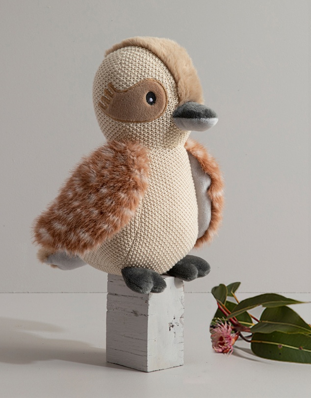 Living Textiles - Knitted Toy - Kenny the Kookaburra