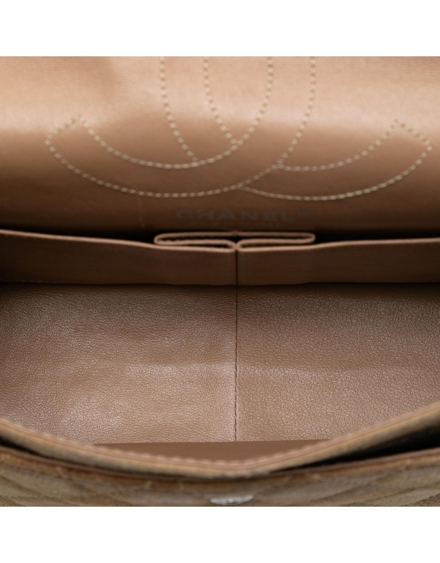 Pre-Loved by Azura Reborn - Pre-Loved Reissue 2.55 Aged Metallic Calfskin Double Flap 227