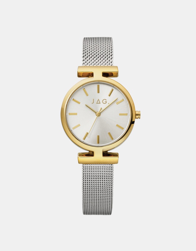 Jag - Mudgee Womens Silver Dial 35mm Silver Watch