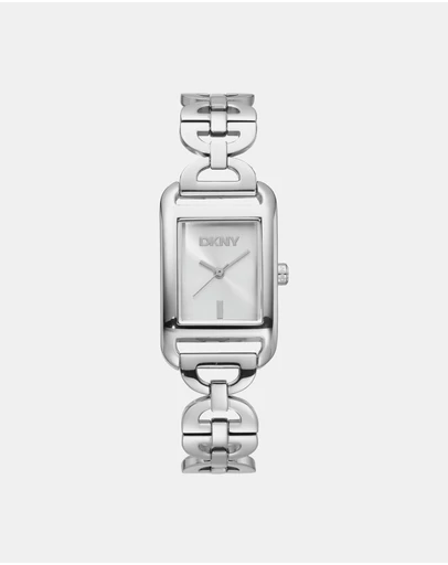 DKNY - Open Link Silver 21x34mm Silver Dial Womens Watch