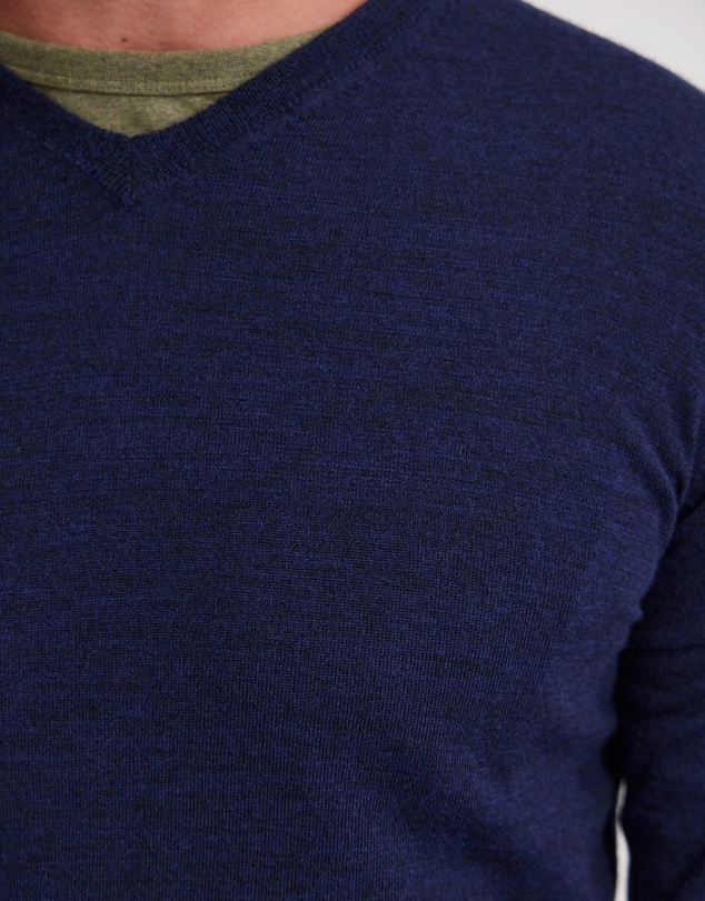 Oxford - Basic V-Neck Pure Wool Pullover
