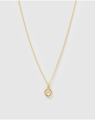 Izoa - Alphabet Letter O Necklace