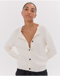 Cloth & Co. - The Vintage Cardigan | White