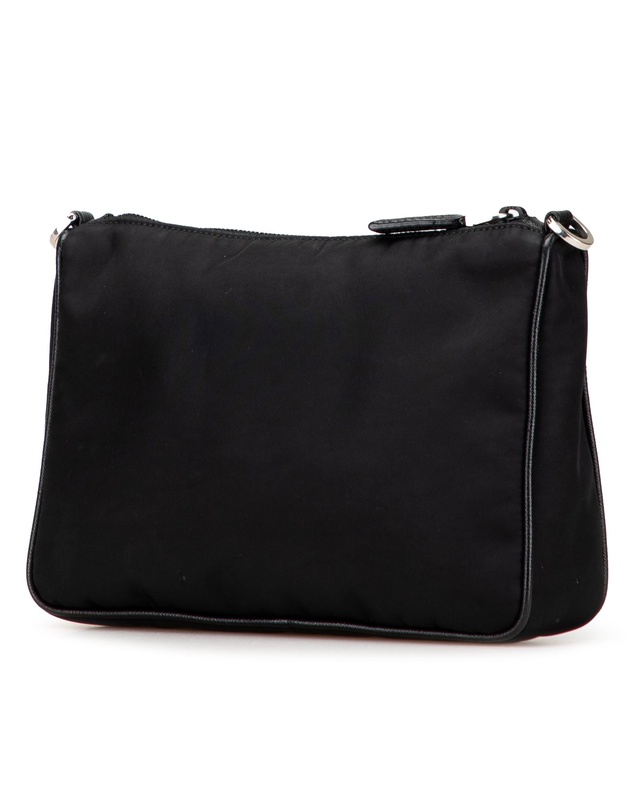 Pre-Loved by Azura Reborn - Pre-Loved Saffiano Trimmed Re Nylon Zip Top Crossbody