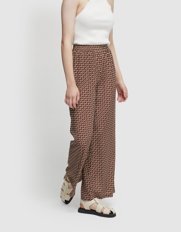 Oxford - Chantel Zigzag Wide Leg Pants