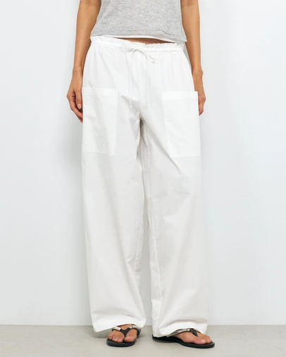 AERE - Zinnia Relaxed Wide-Leg Pants