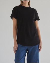 DRICOPER DENIM - Slouchy Black Tee