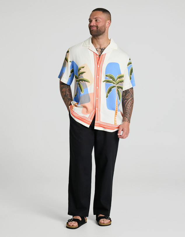 Johnny Bigg - Momoa Relaxed Print Shirt