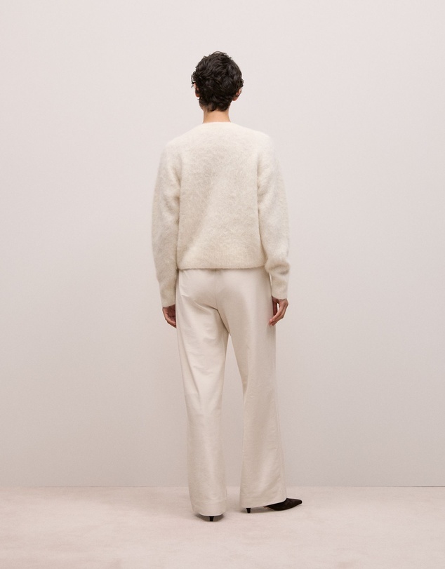 Trenery - Brushed Alpaca Cardigan in Marshmallow