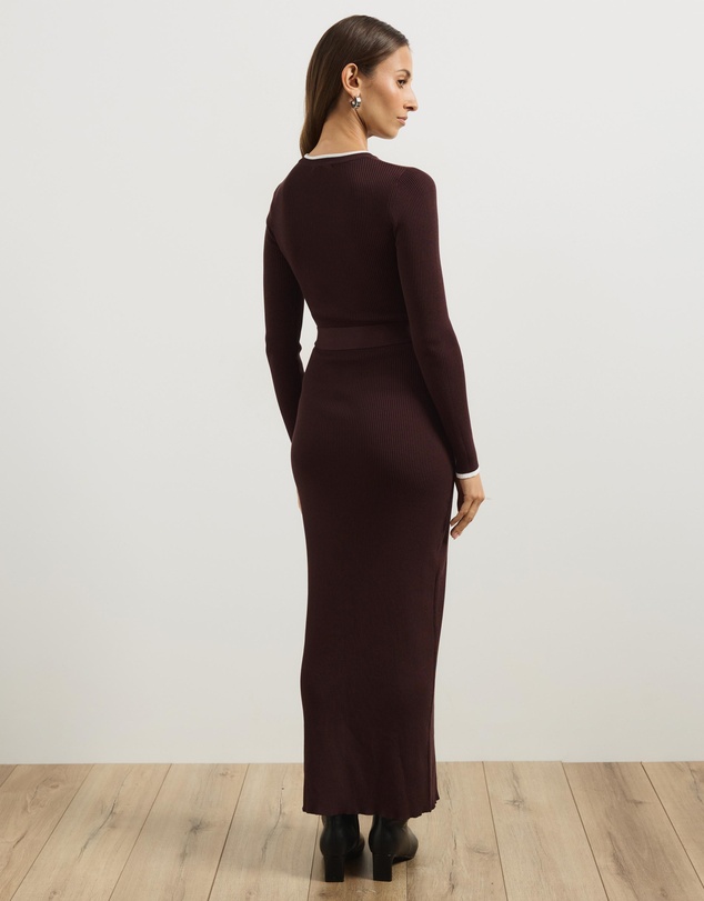 Atmos&Here - Maci Fitted Midi Knit Dress