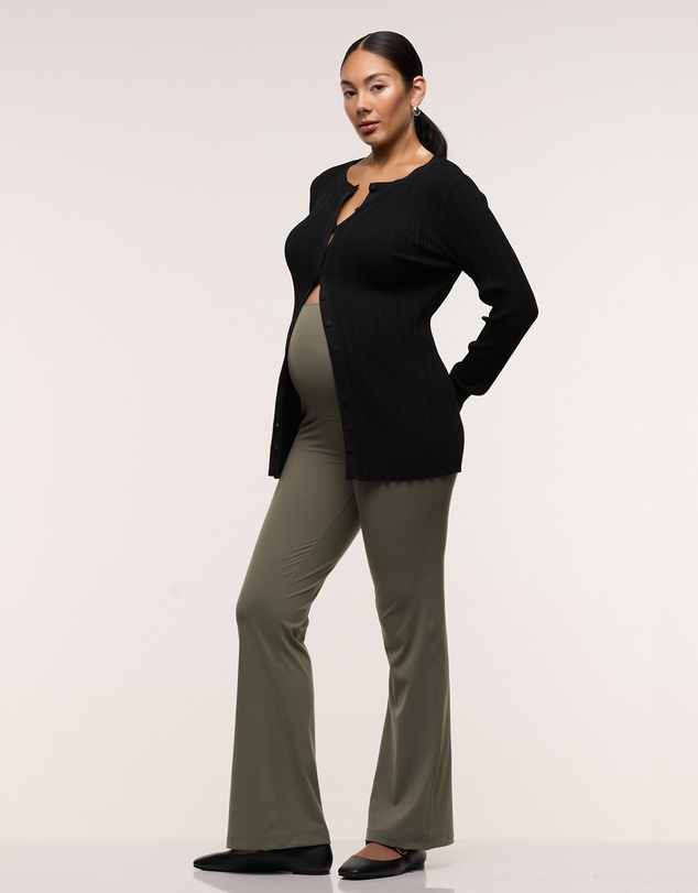 Soon Maternity - Straight Flare Overbelly Leggings