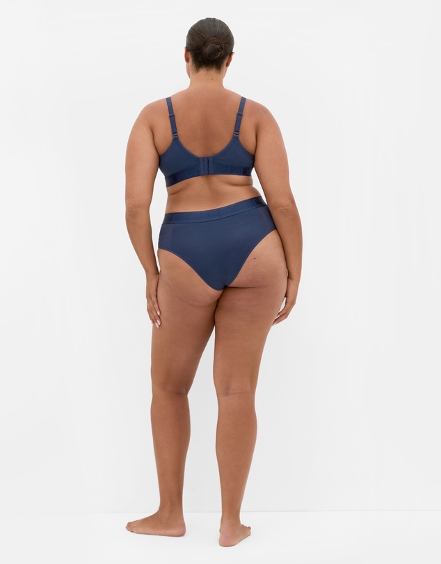 City Chic - Plus size Signature CCX Wireless Bra - navy